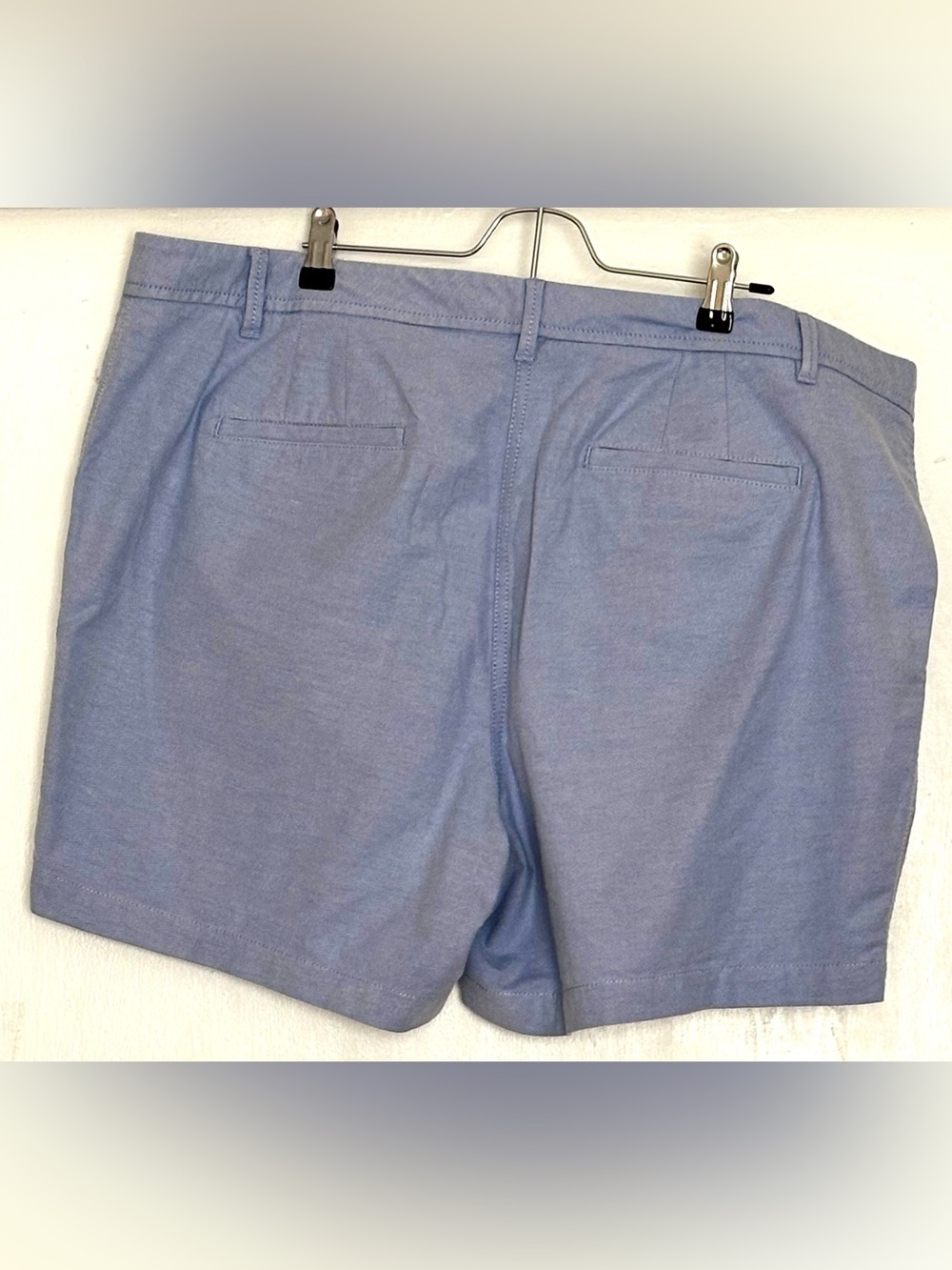 Talbots Relaxed Chino Shorts Chambray Size 18W - Picture 3 of 5